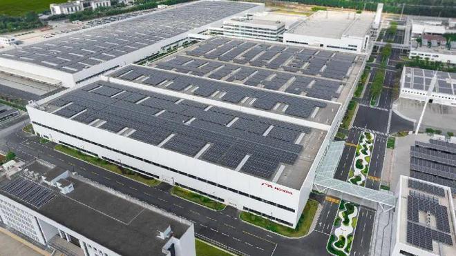 零碳超级工厂落成广汽本田全新纯电P7下线(图8)
